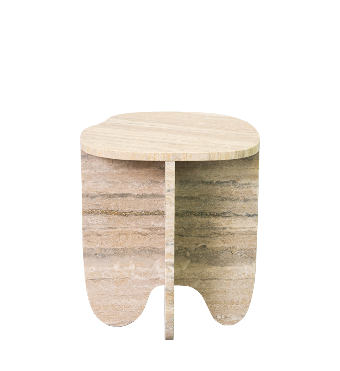 stone side table