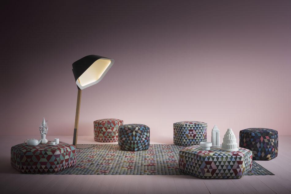 triangles hex | sweet green 360 x 250cm