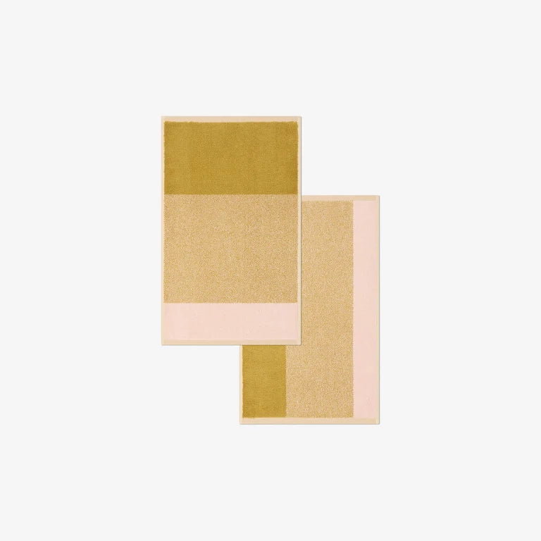 guest towel set of 2 | blush olive