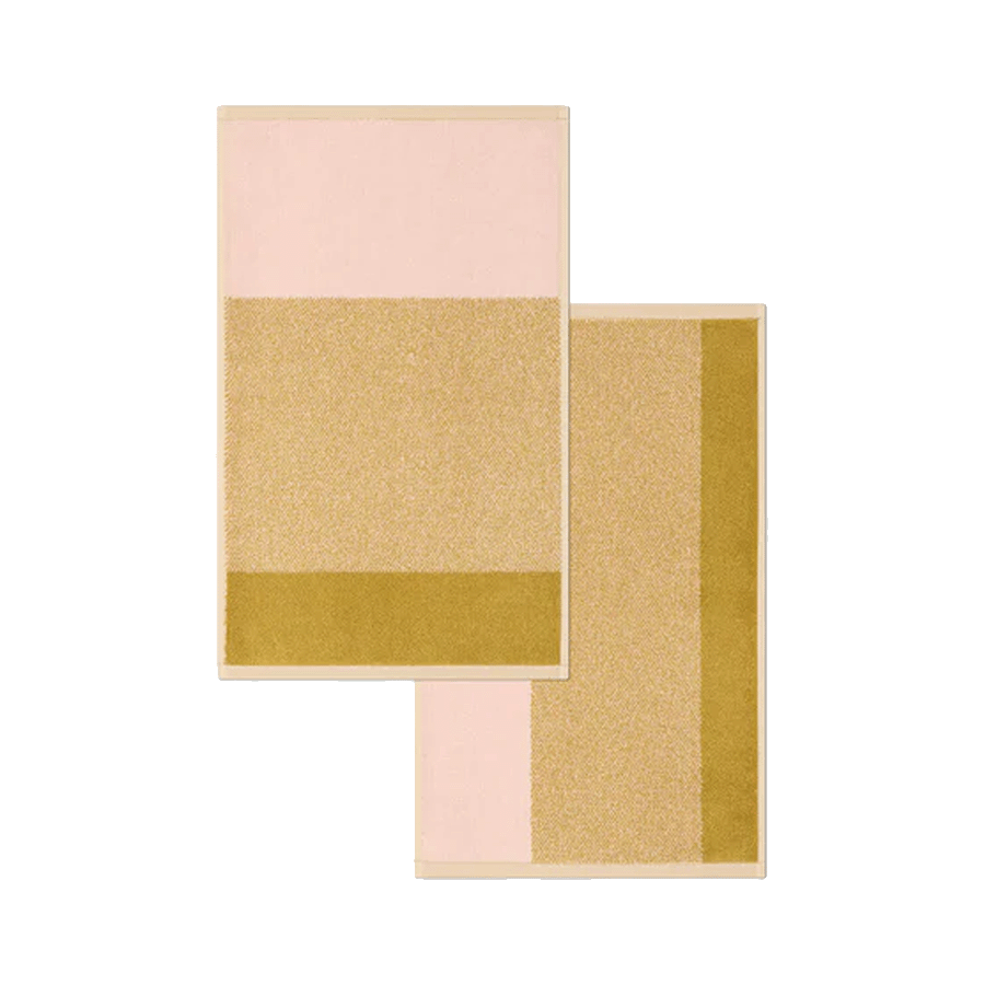 guest towel set of 2 | blush olive