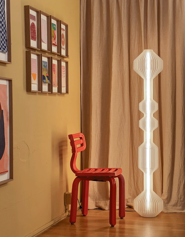 Buoy floor lamp