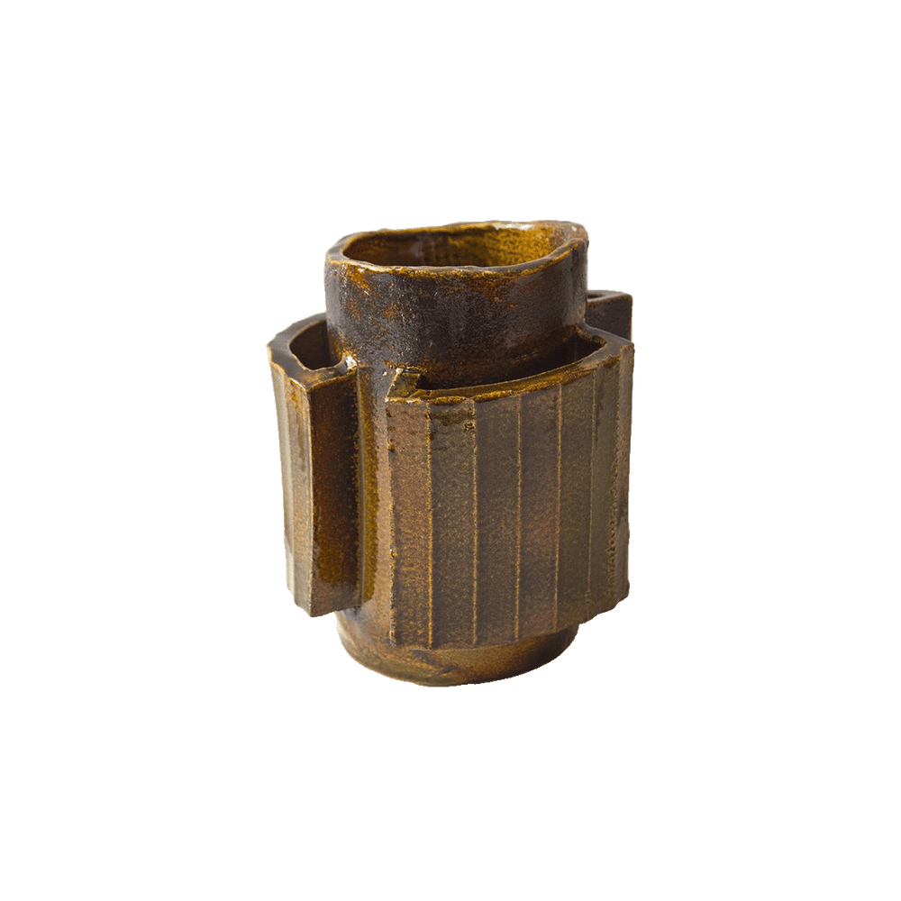 Facet one vase | Caramel