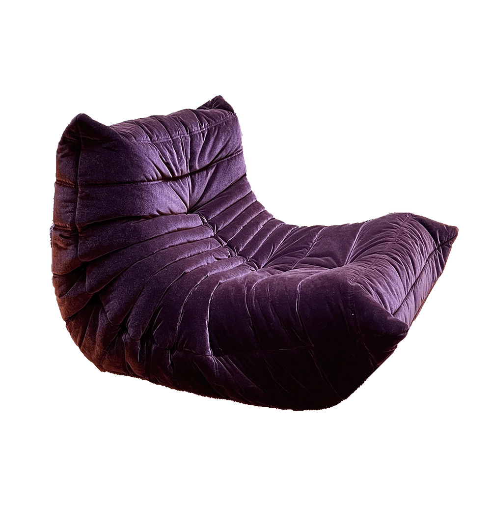 Togo lounge chair purple