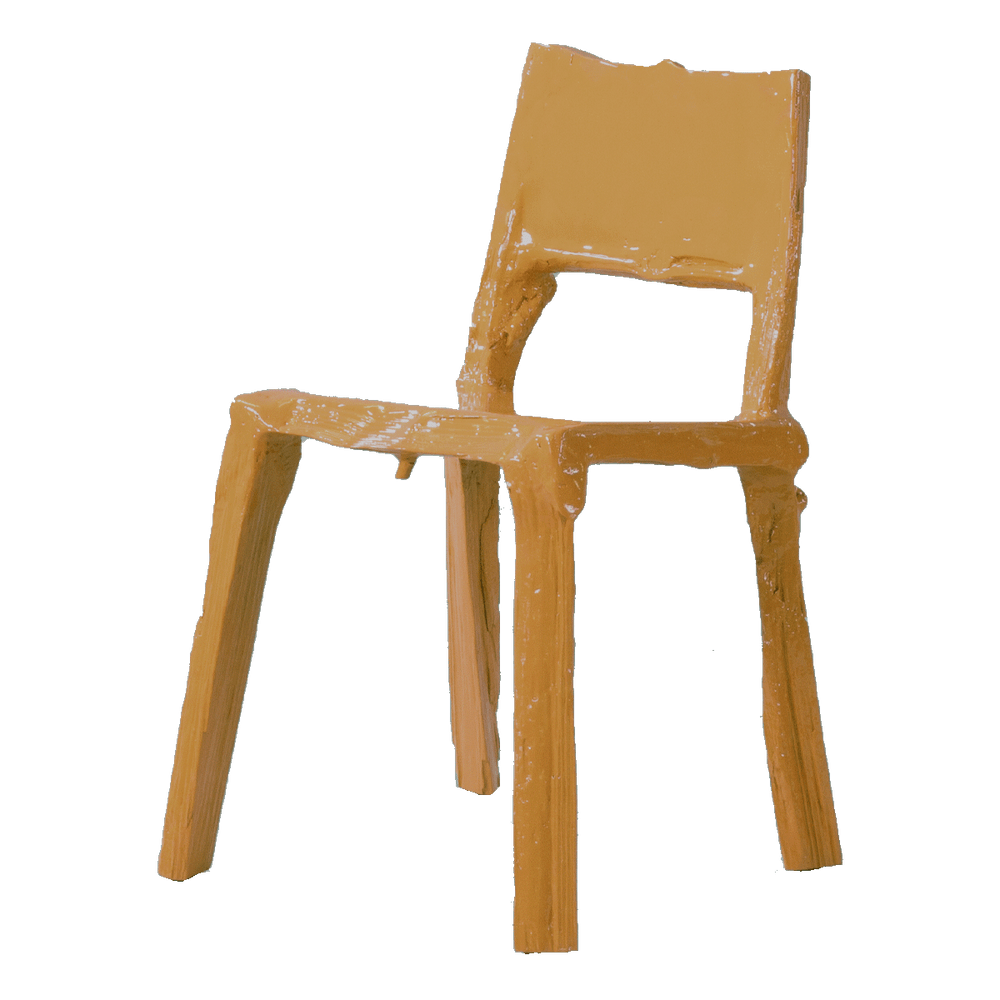 Splitted Chair | Ockerbraun