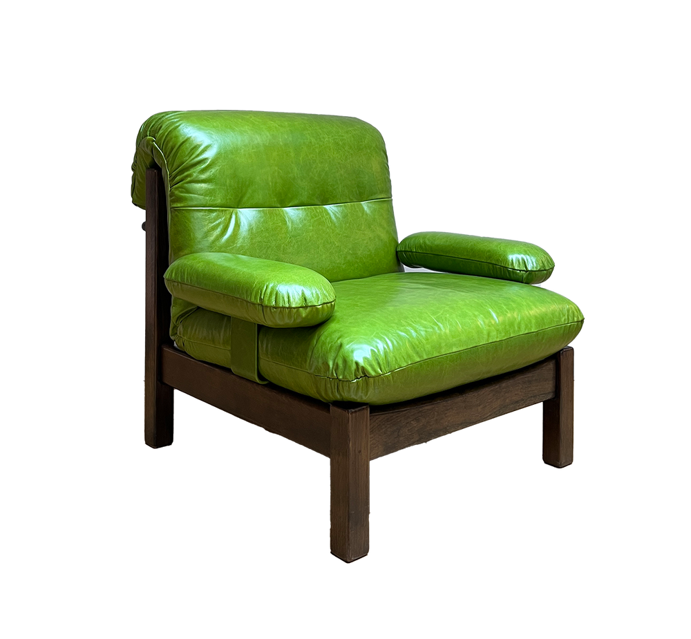 Vintage Apple Green Armchair