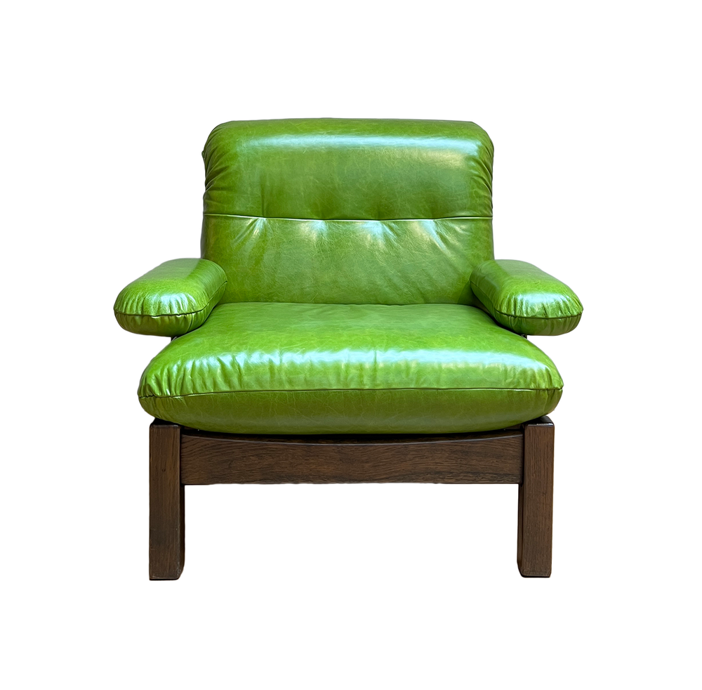 Vintage Apple Green Armchair