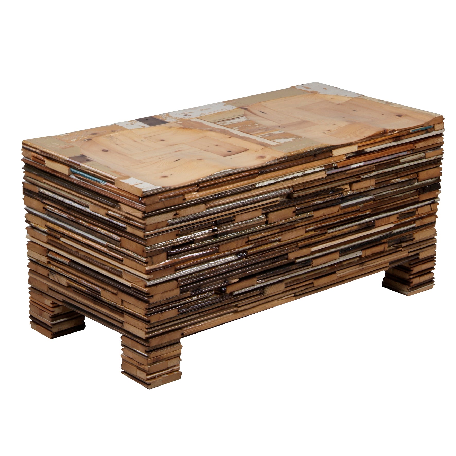waste stacked double stool