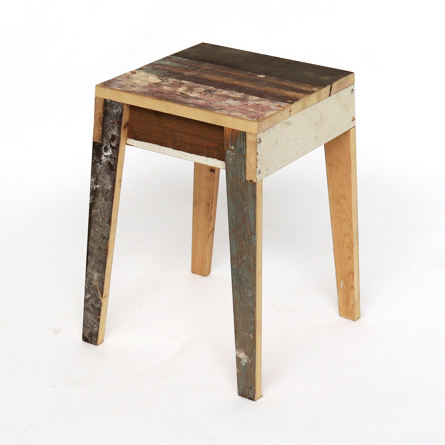 stool in scrapwood