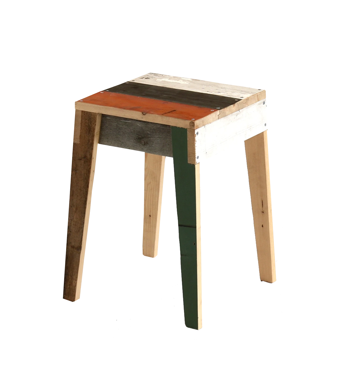 stool in scrapwood